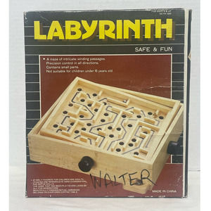 Retro Labyrinth Game ( Wooden Game Board Only)